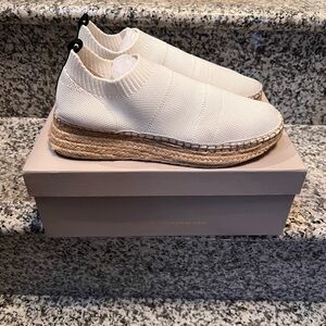 Marc Fisher Ivory Slip-On Shoes